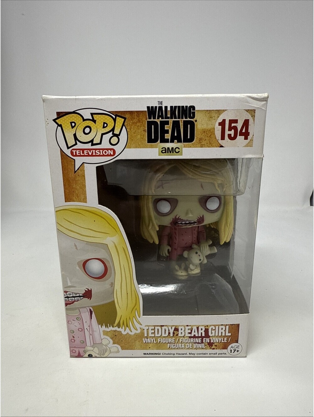 Funko Pop! Television The Walking Dead Teddy Bear Girl #154 Vaulted